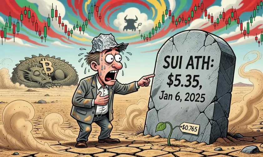 Sui en la cuerda floja: el token busca estabilidad en USD $0,765 mientras el mercado ignora su potencial