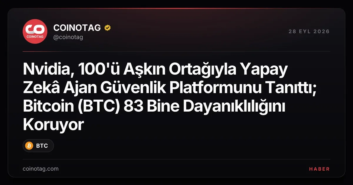 Nvidia, 100'den fazla ortakla yapay zeka güvenlik platformunu tanıttı