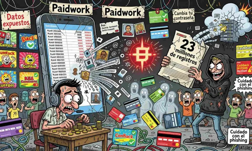 Paidwork expone datos de 23 millones de usuarios tras una supuesta filtración