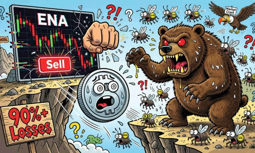 Ethena se desploma un 9.46% y marca nuevos mínimos en medio de capitulación