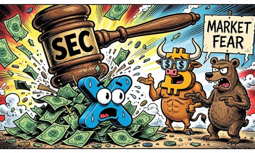 XRP se derrumba bajo $1,10 tras renovadas tensiones con la SEC (06-06-2026)