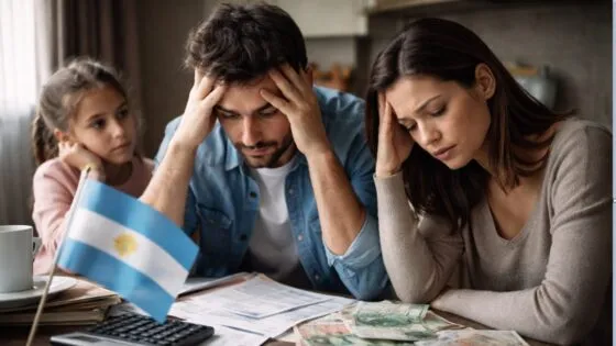 La mora crediticia de las familias de Argentina se cuadruplicó en un año