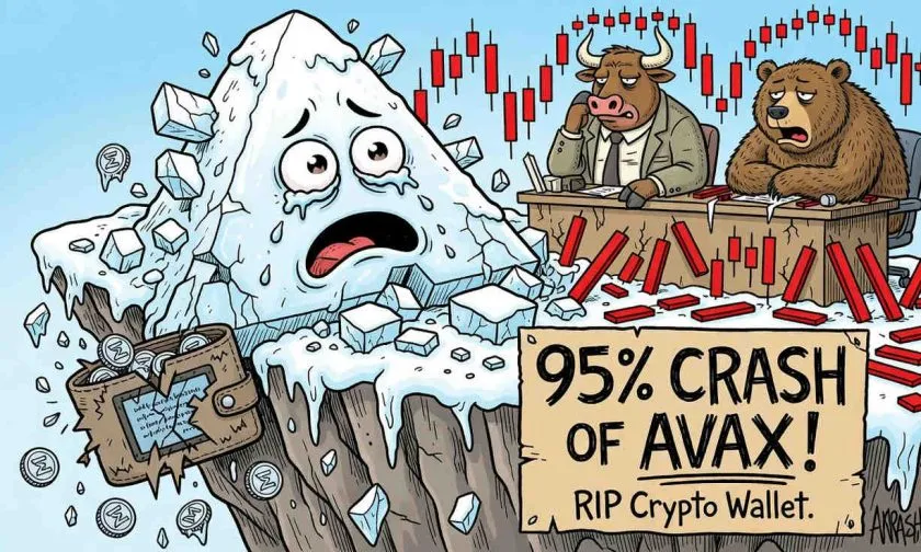 AVAX se aferra a los $6,55 mientras el mercado cripto agoniza en volumen