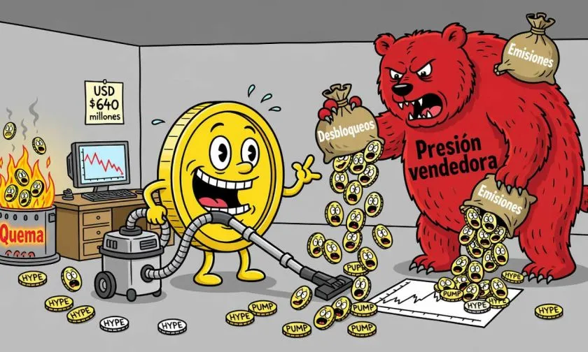 Récord de USD $640 millones en recompras de tokens no impulsa el mercado