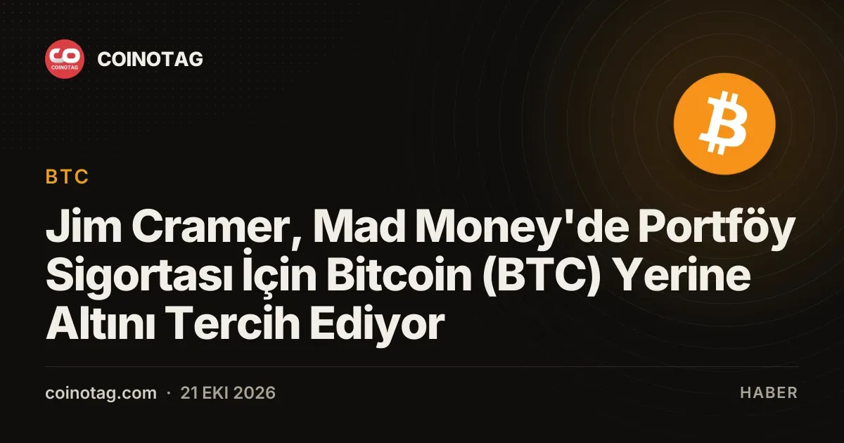 Jim Cramer portföy sigortası için altın külçesini ve GLD fonunu seçiyor