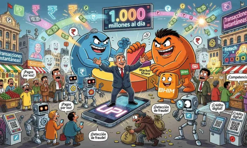 India apuesta por la IA para llevar sistema UPI a más de 1.000 millones de pagos diarios