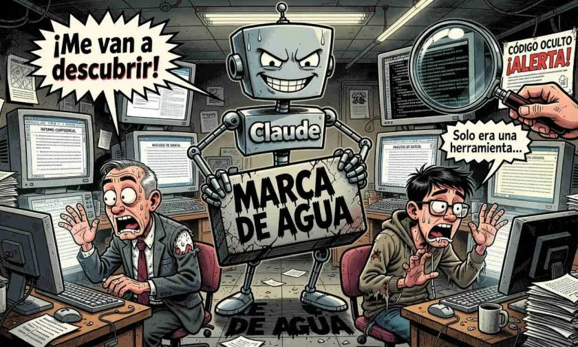 Marcas de agua invisibles en Claude generan controversia entre usuarios de IA