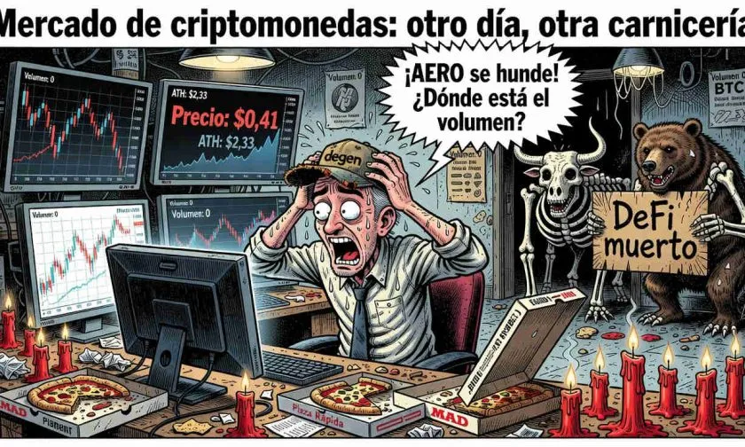 AERO se desploma un 3,40% mientras el volumen desaparece