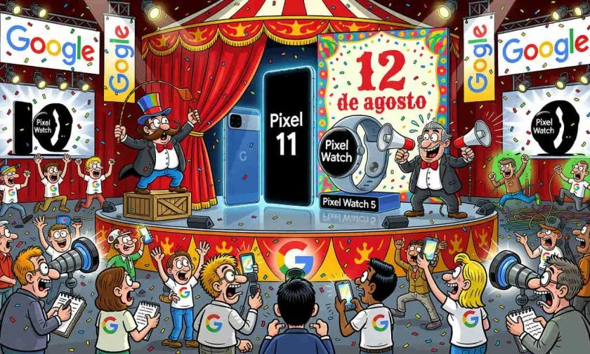 Google fija evento del 12 de agosto y apunta al debut de Pixel 11 y Pixel Watch 5