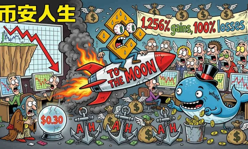 Análisis de 币安人生: el memecoin que subió un 1.256% en 90 días y ahora lucha por mantener el ATH