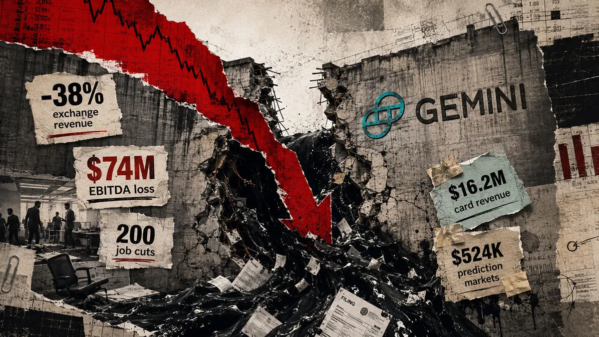 Gemini earnings reveal increased revenue despite 66% drop in trading volume