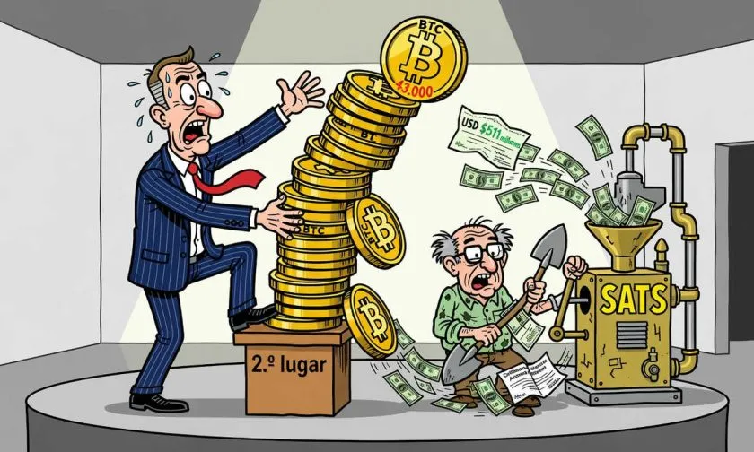 Strive alcanza los 43.000 BTC tras adquirir 6.182 monedas por USD $511 millones