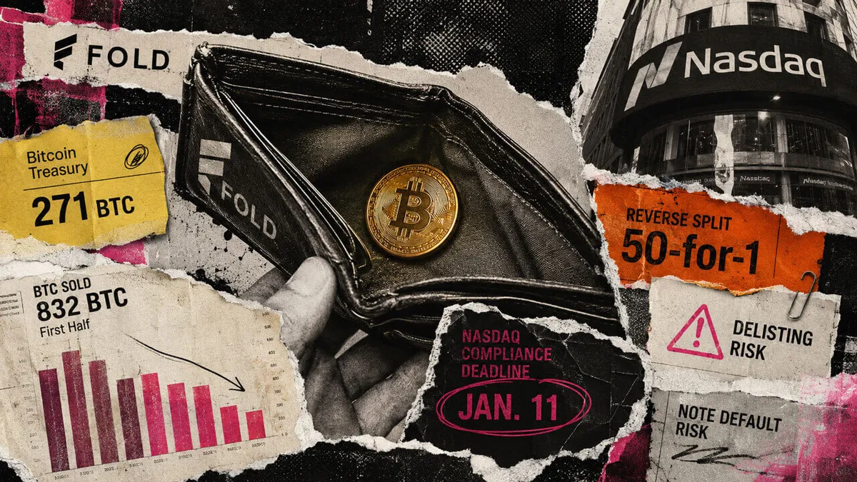 Nasdaq-listed crypto firm sells 832 BTC, plans 1-for-50 reverse split to hide treasury issues