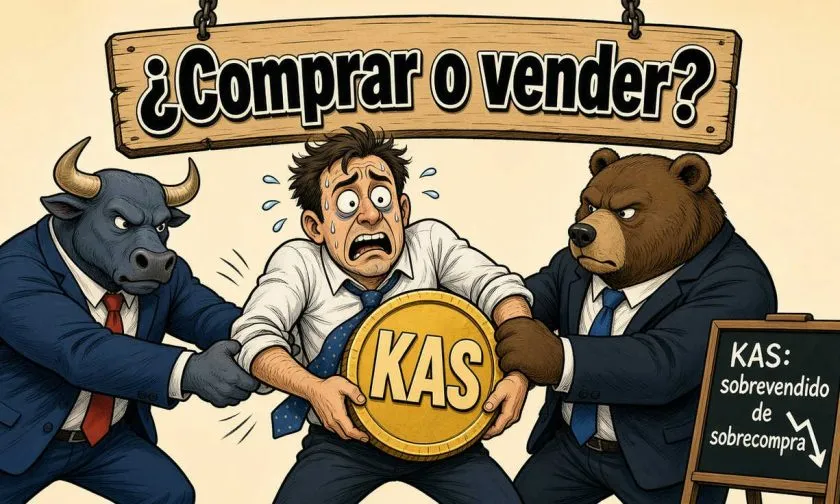 Kaspa (KAS) se recupera un 3,69% tras caída por exploit en KRC-20