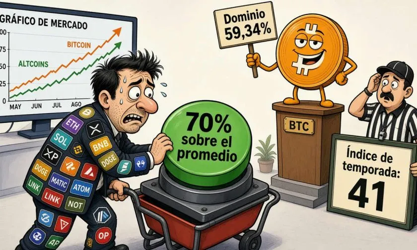 El 70% de las altcoins de Binance se recupera, pero el mercado aún no confirma una temporada alcista