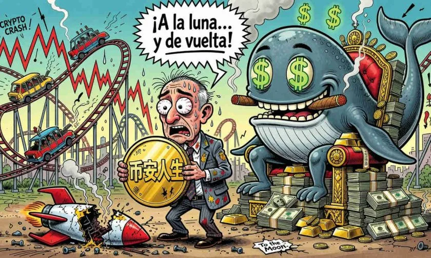 币安人生 cae un 23% desde su máximo histórico ante señales de agotamiento comprador