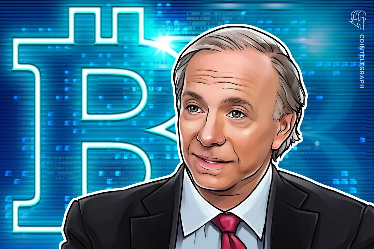 Ray Dalio recomenda aumentar exposição a Bitcoin e ouro em crise de dívida