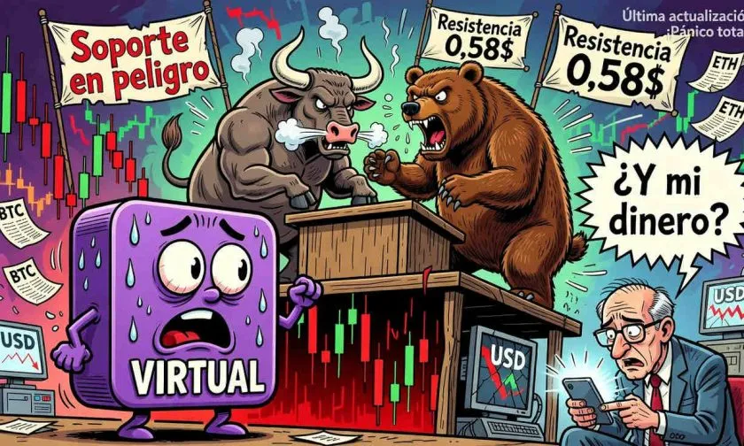Virtuals Protocol (VIRTUAL) sube 2,79% pero está 88,56% debajo de su máximo histórico