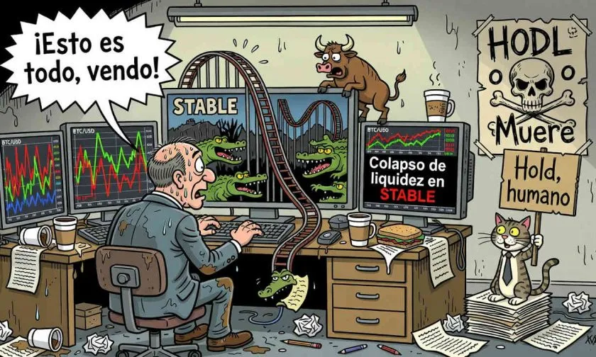 STABLE sube un 1,34% mientras el volumen se desploma un 79%: ¿Señal de debilidad?