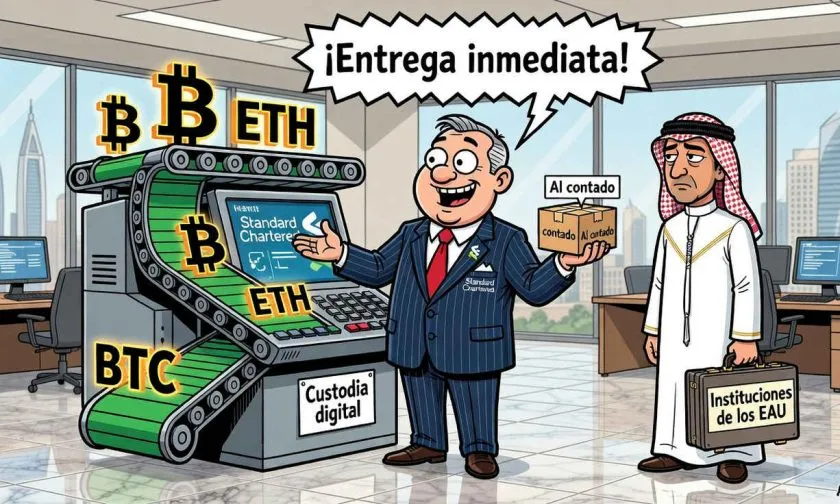Standard Chartered lanza comercio de Bitcoin y Ether para instituciones en los EAU
