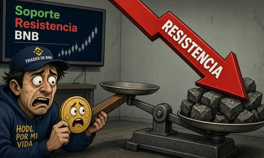 BNB enfrenta retroceso el 16 de octubre de 2026 con señales técnicas mixtas