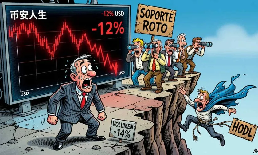 币安人生 cae 12% y rompe soporte clave: ¿oportunidad o trampa?
