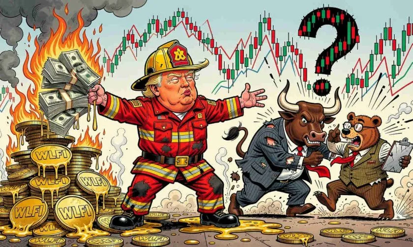 WLFI se dispara un 9,5% mientras World Liberty Financial quema tokens para recuperar confianza