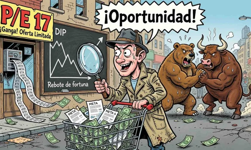 Meta cotiza a P/E de 17: ¿oportunidad de compra tras el revés de IA?