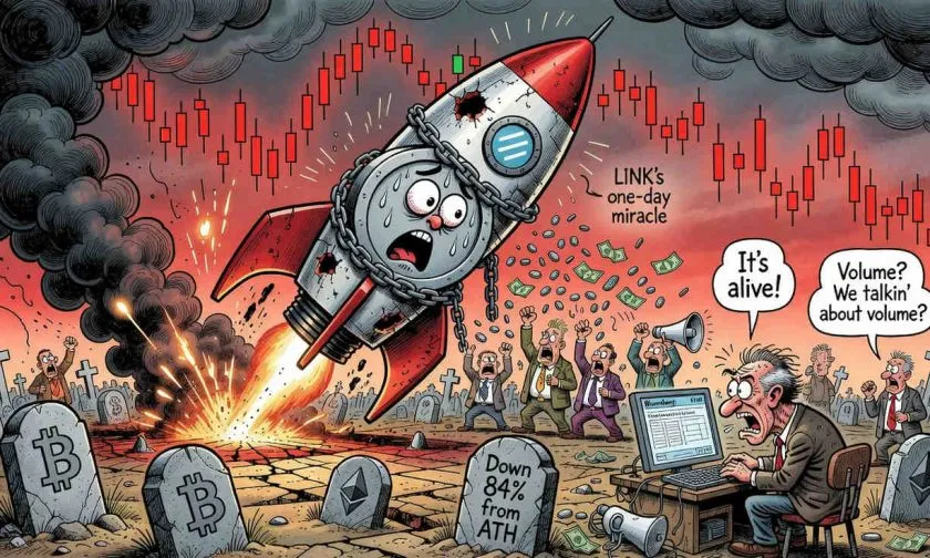 Chainlink (LINK) desafía la tendencia bajista con un repunte del 3.4%: ¿señal de fondo?