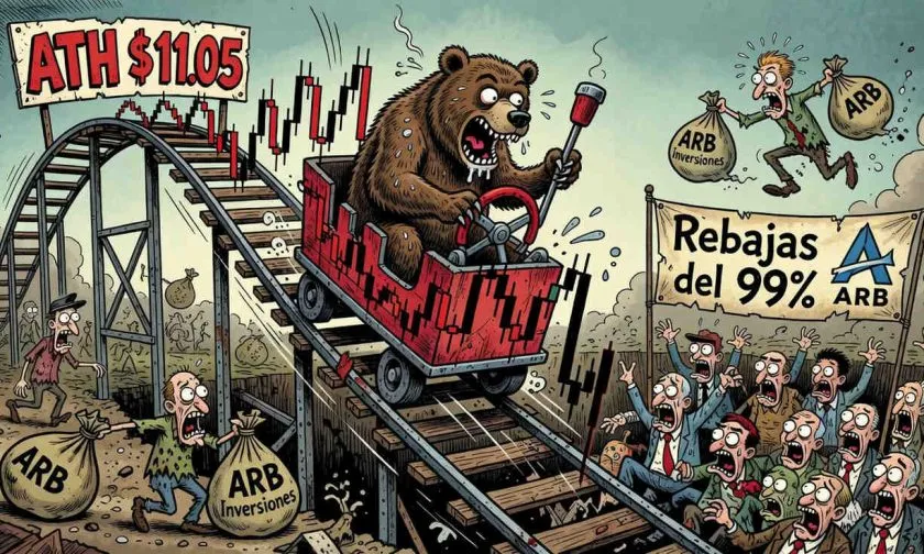ARB colapsa un 99% desde su ATH: ¿tiene futuro Arbitrum en 2026?