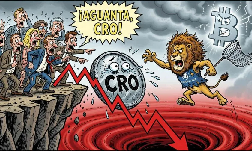 CRO profundiza caída hasta los USD $0.054 mientras las pérdidas semanales alcanzan el 6%