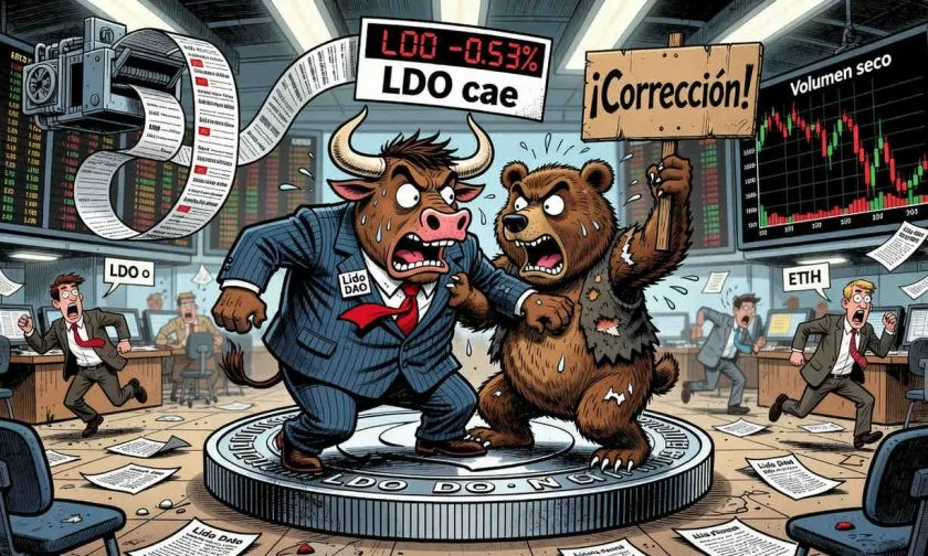 LDO cae levemente tras un rally mensual del 50%: ¿se aproxima una corrección más profunda?
