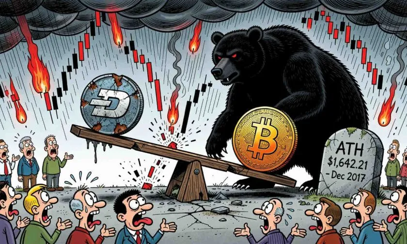 Dash rebota un 1,18% y pone a prueba la media móvil de 7 días