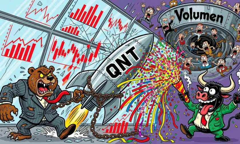 QNT desafía la tendencia bajista con un repunte del 1.44% este 17 de julio