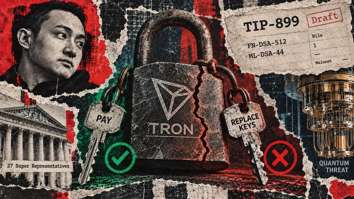 TRON’s quantum strategy risks locking wallets out of key replacements