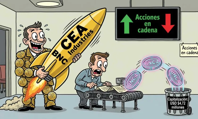 CEA Industries se dispara 80% tras el lanzamiento del token BNC4 en BNB Chain