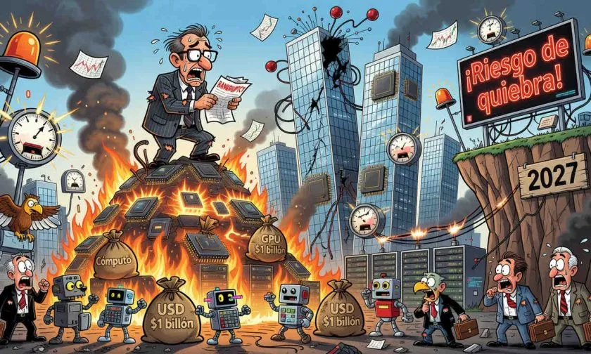 Anthropic alerta que la era de USD $1 billón en cómputo podría quebrar a firmas de IA en 2027