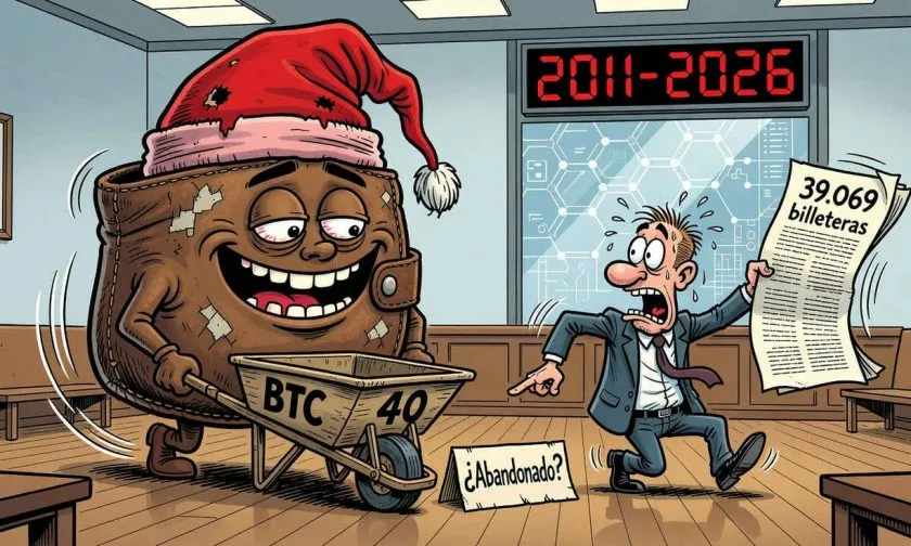 Billetera involucrada en demanda de USD $293.000 millones mueve 40 bitcoins tras casi 15 años