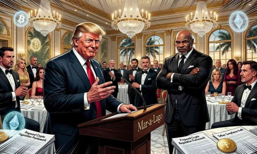 Trump promete blindar Clarity Act ante la presión de los bancos en evento cripto privado