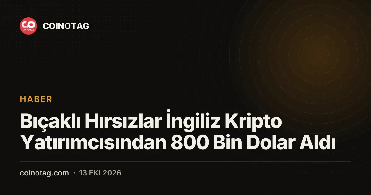 Solana cüzdanındaki 800 bin dolar bıçaklı soygunla çalındı