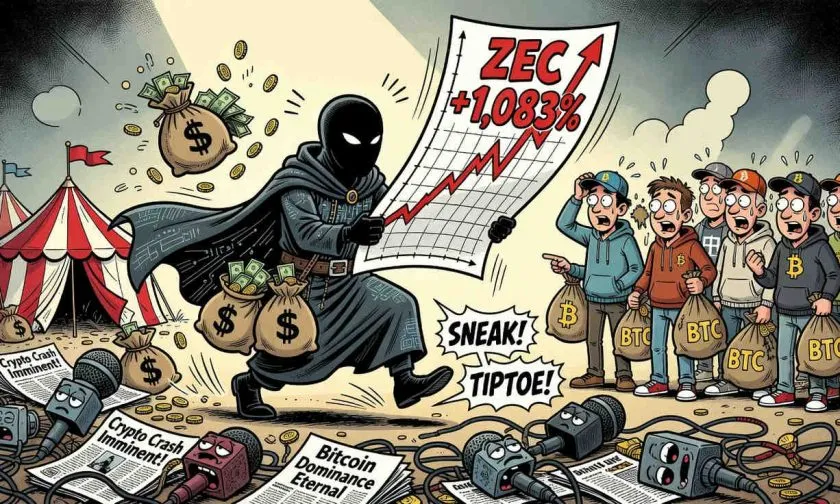 Zcash asciende a USD $502: el regreso del fénix de la privacidad un 1.083% en un año