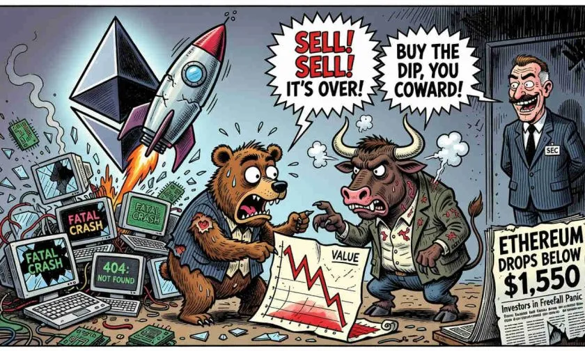 Ethereum (ETH) se desploma un 4.83% el 26 de junio de 2026