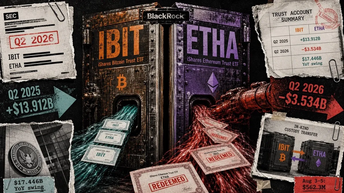 BlackRock's crypto ETFs experience $3.5 billion decline following creation boom