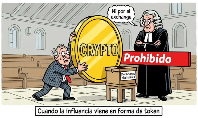 Reino Unido podría prohibir donaciones políticas en criptomonedas por completo