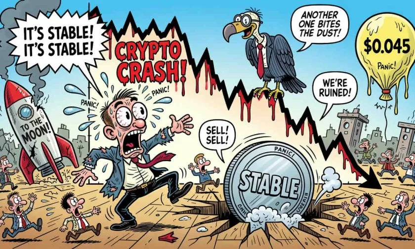 STABLE se hunde un 10,99% en 24 horas con un volumen en mínimo: ¿pánico vendedor?