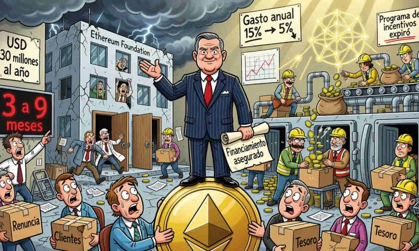 Tom Lee descarta crisis de financiamiento en Ethereum pese a salidas en la Fundación