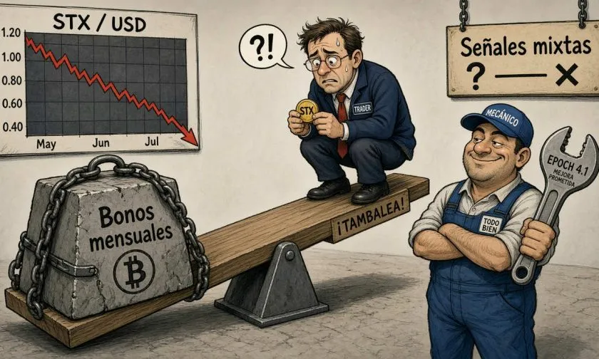 STX retrocede un 0,74% y enfrenta señales mixtas en el mercado