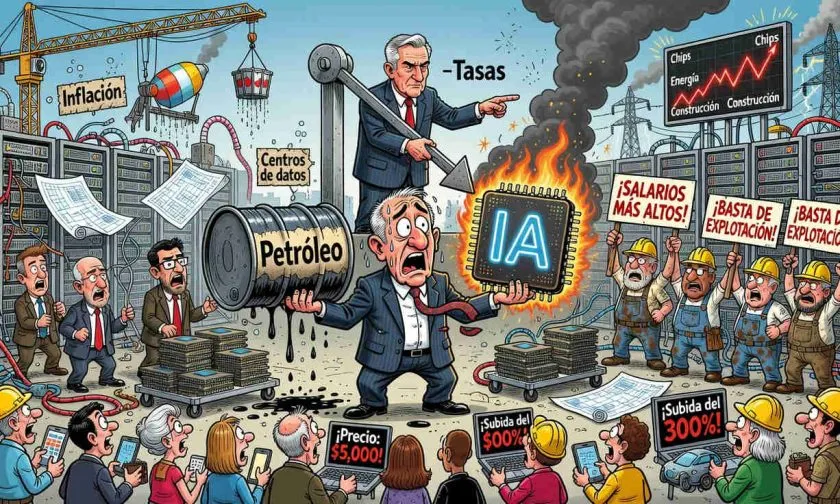 La Fed teme que la IA sustituya al petróleo como nuevo foco de inflación