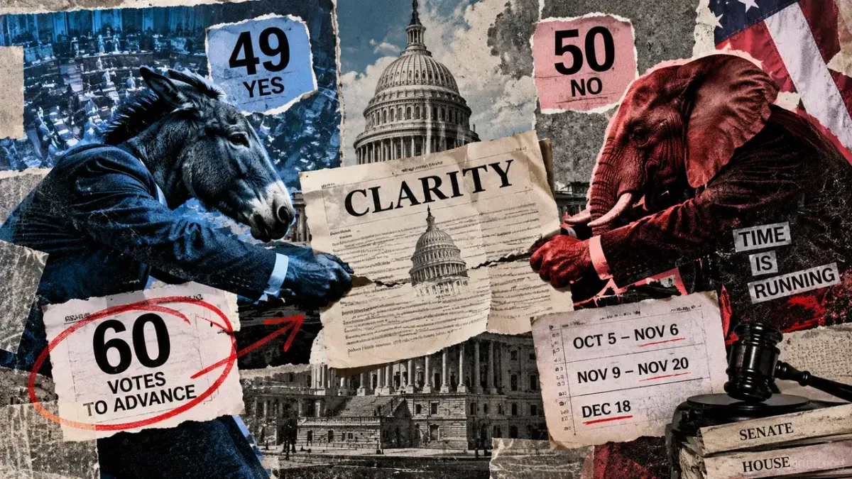 CLARITY Act needs 3 more senators and a race against the clock for a 2026 revival
