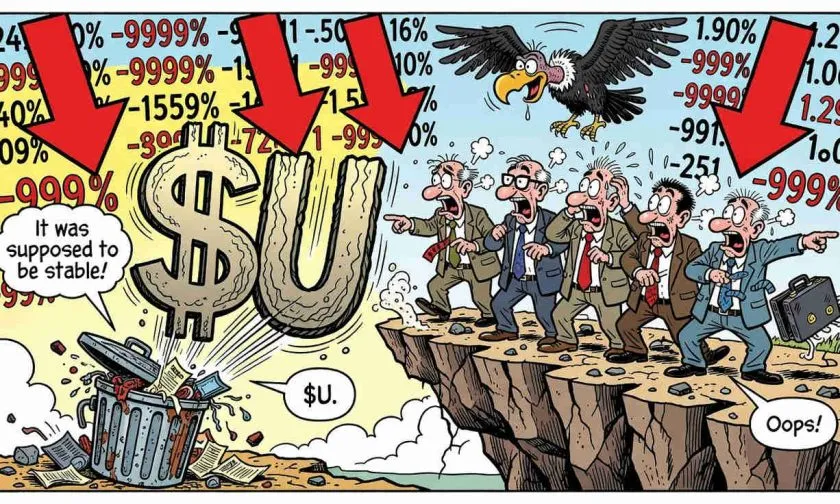 United Stables ($U) colapsa un 97,8% en 24 horas y borra USD $0,98 de su valor